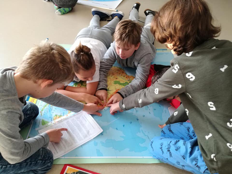 “Śladami Jacka Pałkiewicza- praca z mapą” – geografia w praktyce.