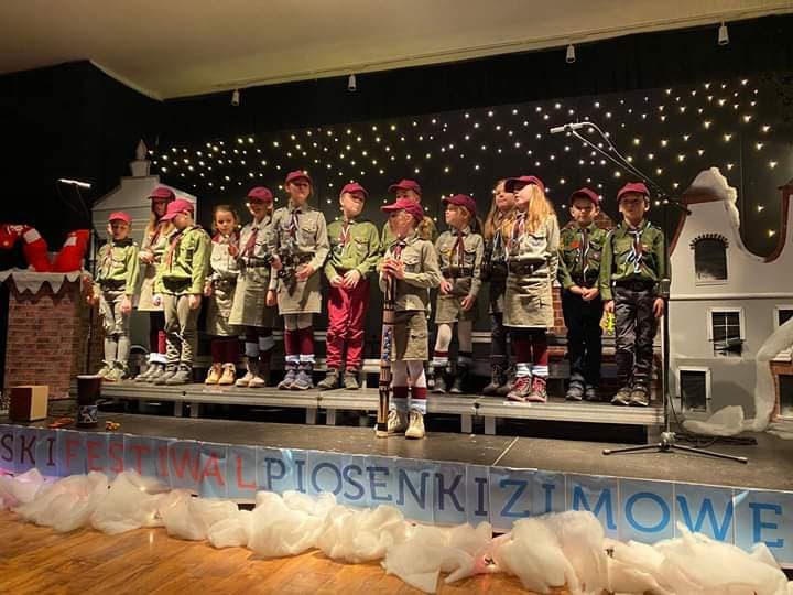 I Harcerski Festiwal Piosenki Zimowej.