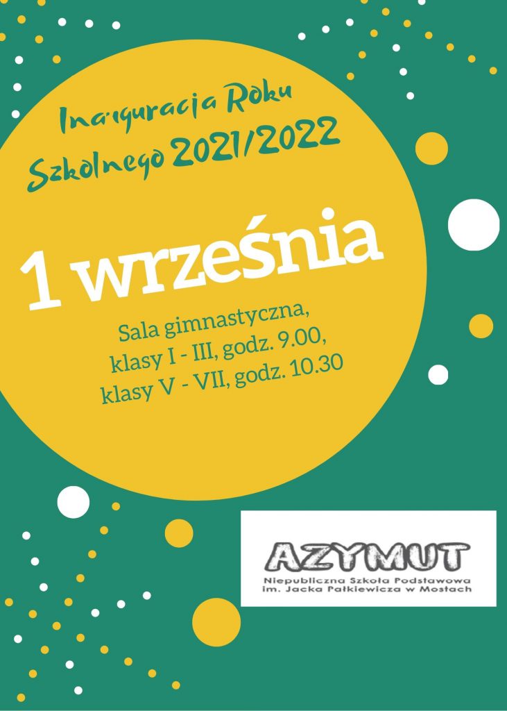Rozpoczęcie Roku Szkolnego 2021/2022