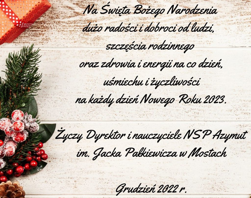 Życzenia świąteczne