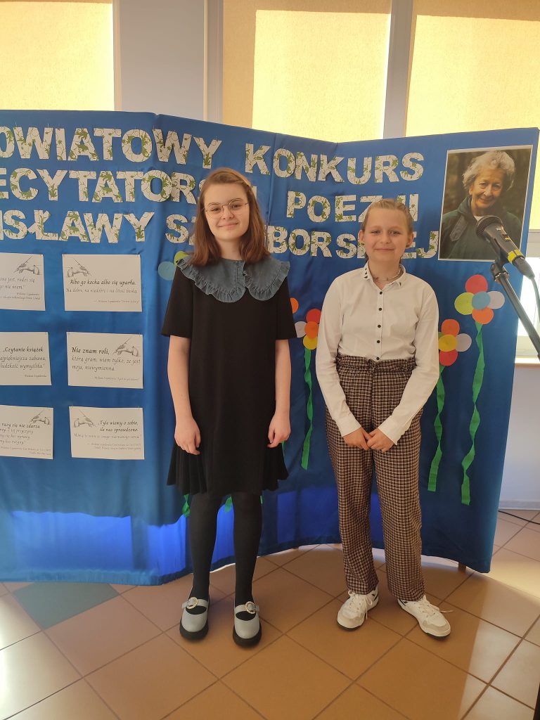 Powiatowy Konkurs Recytatorski Poezji Wisławy Szymborskiej