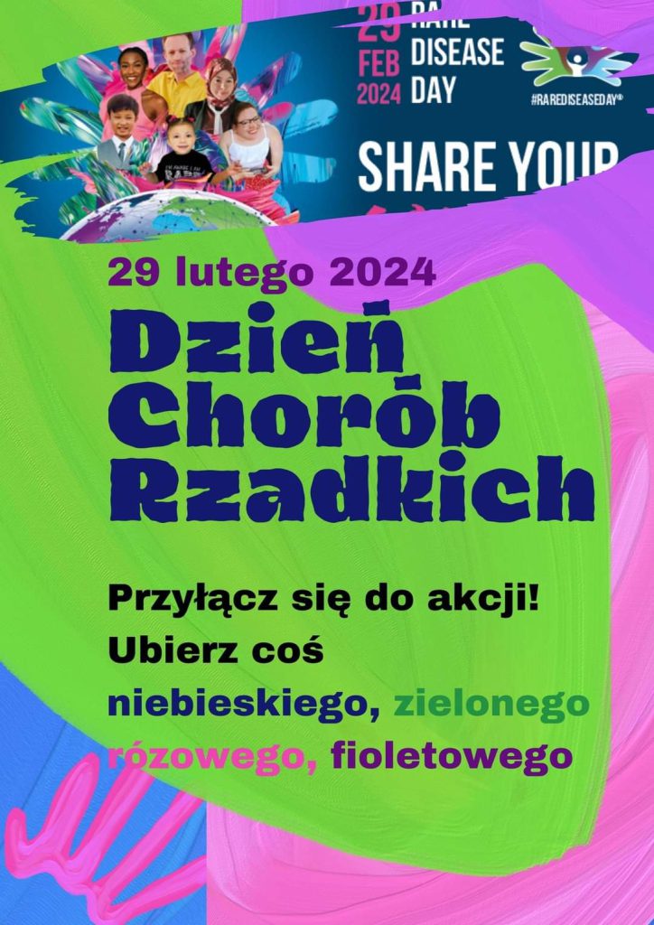 Międzynarodowy Dzień Chorób Rzadkich 💙💚💜🩷